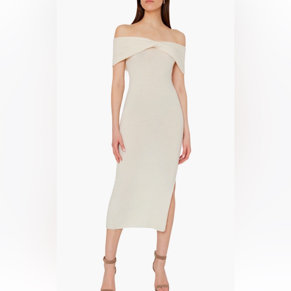 Milly Ronan Off-the-Shoulder Twist Dress-Women